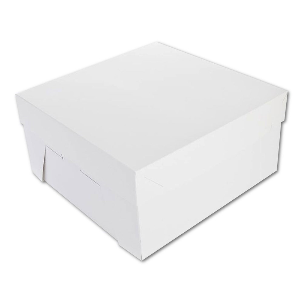 Download White Cake Boxes 10x10x4