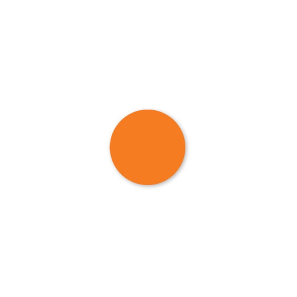 Solid Orange Dot Label | Select Catering Solutions Ltd