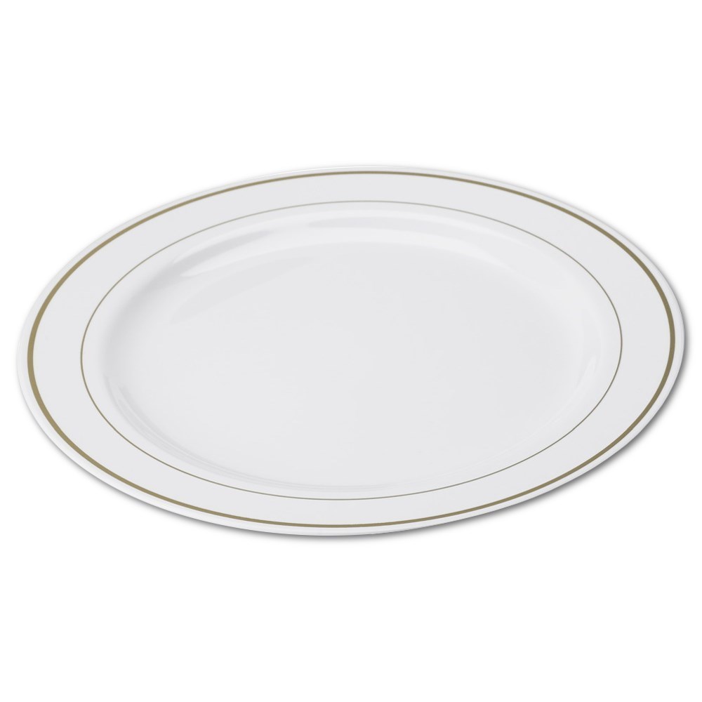 15cm Mozaik White Gold Rim Plate Select Catering Solutions Ltd