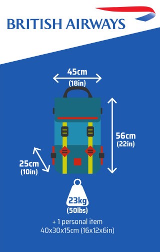 British Airways Student Baggage 