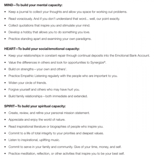 Habit 7 Summary B