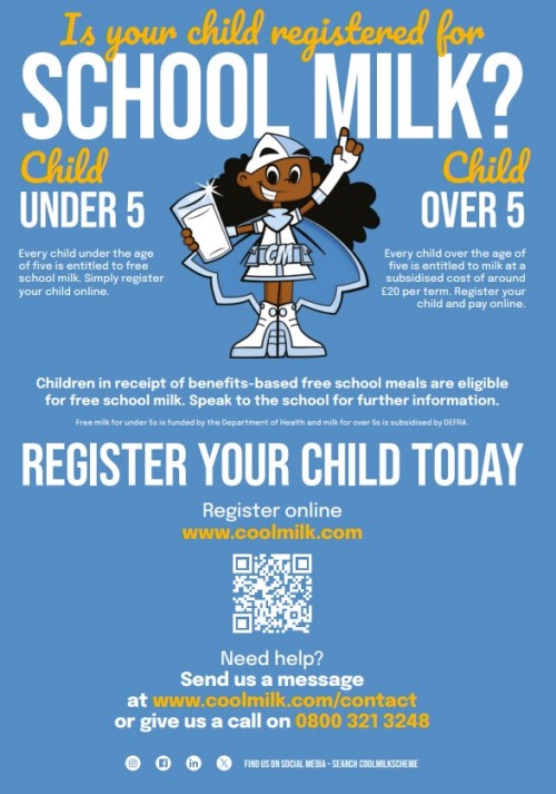 Register for School Milk