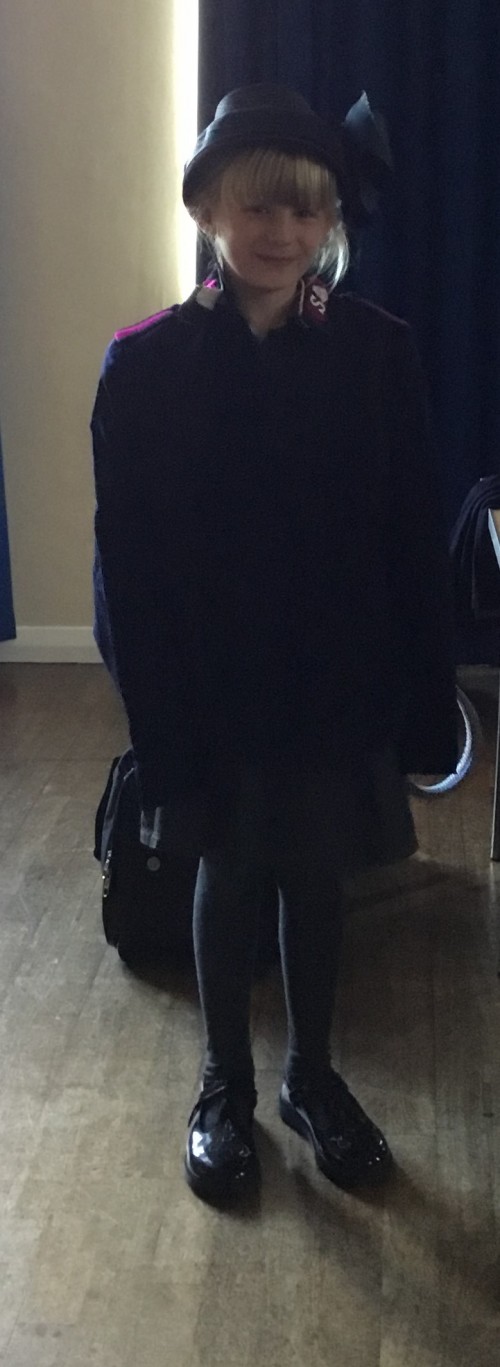 A visit from the Salvation Army