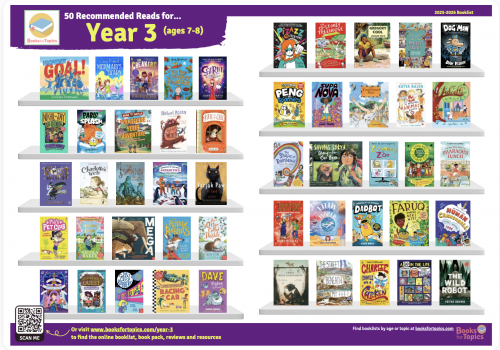 50 Recommended Reads for Year 3 - Books for Topics
