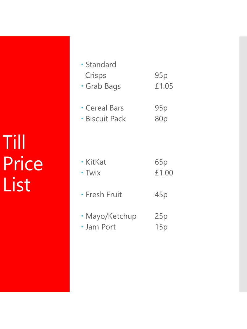 tillpricelist