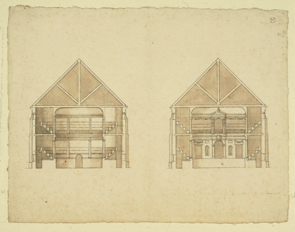 John Webb Playhouse Architectural drawings for an indoor playhouse