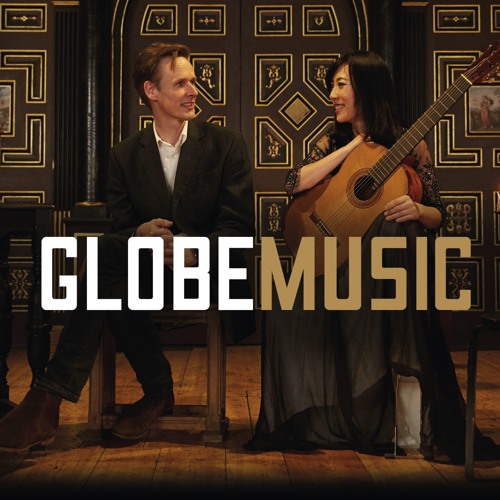 Globe Music Songs From Our Ancestors An album cover shows two musicians sitting on a stage looking at each other