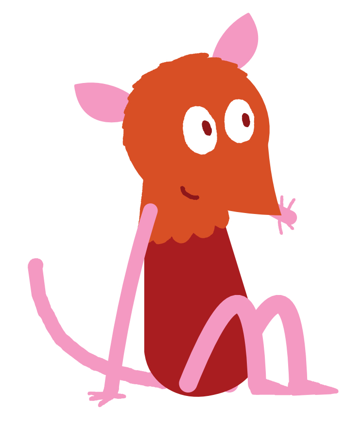 Mouse Character Playground An illustration of a mouse