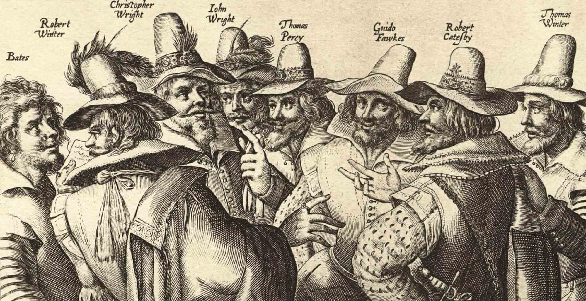 Gunpowder Plot Conspirators Illustration of the conspirators of the Gunpowder Plot
