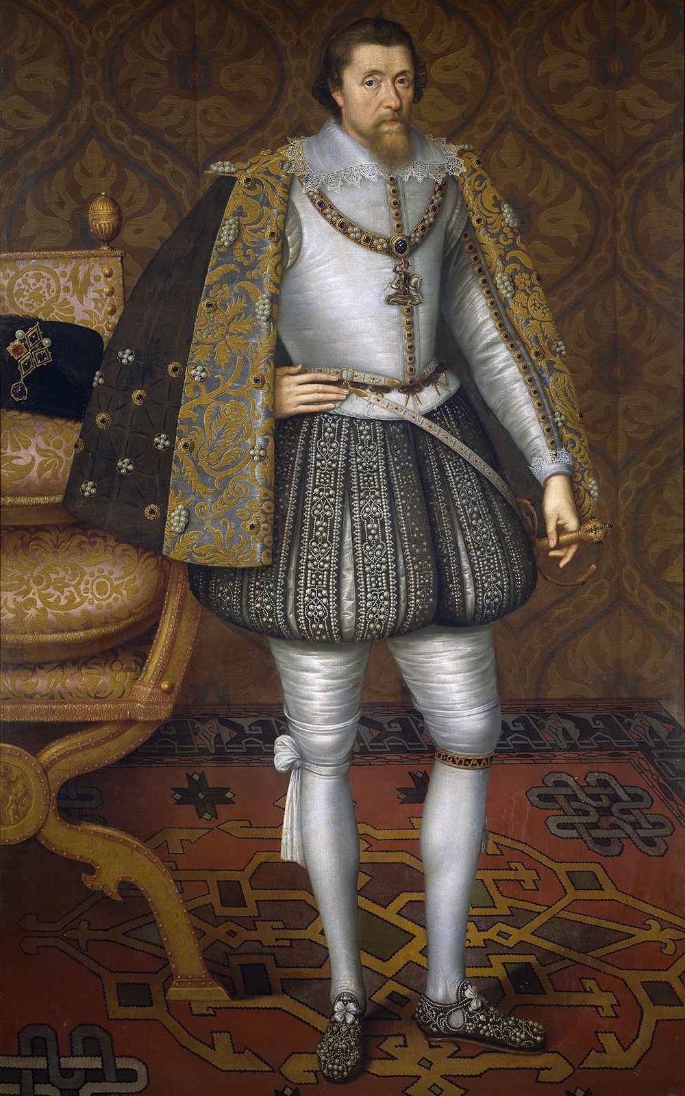 King James I England Painting of King James I of England.