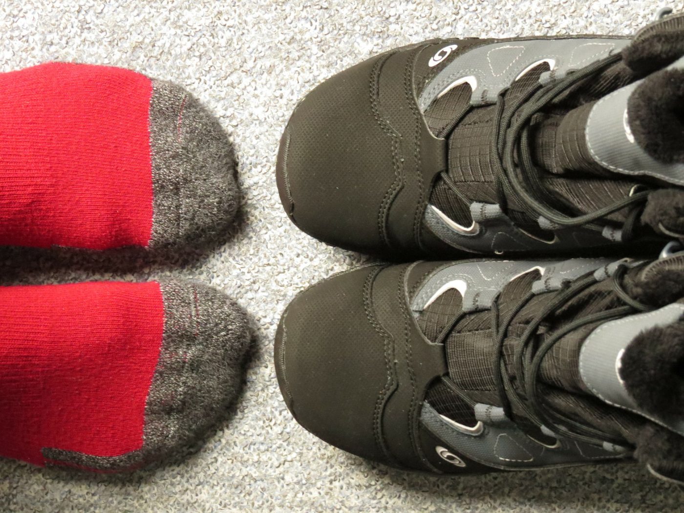 WINTER BOOTS ON CARPET
