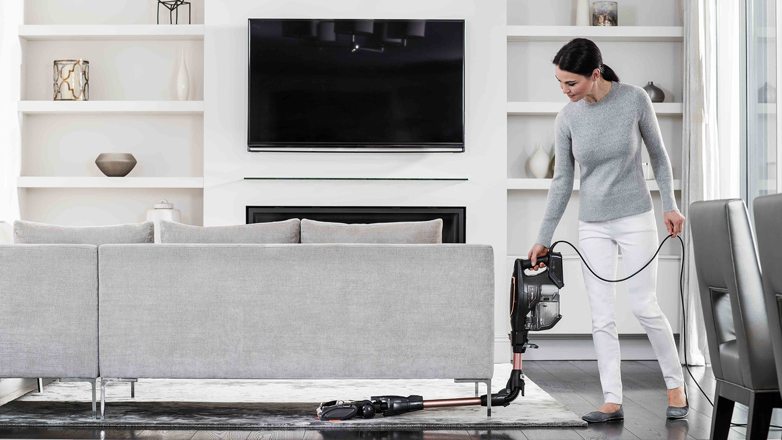 Shark DuoClean Corded TruePet Stick Vacuum Cleaner HV390UKT