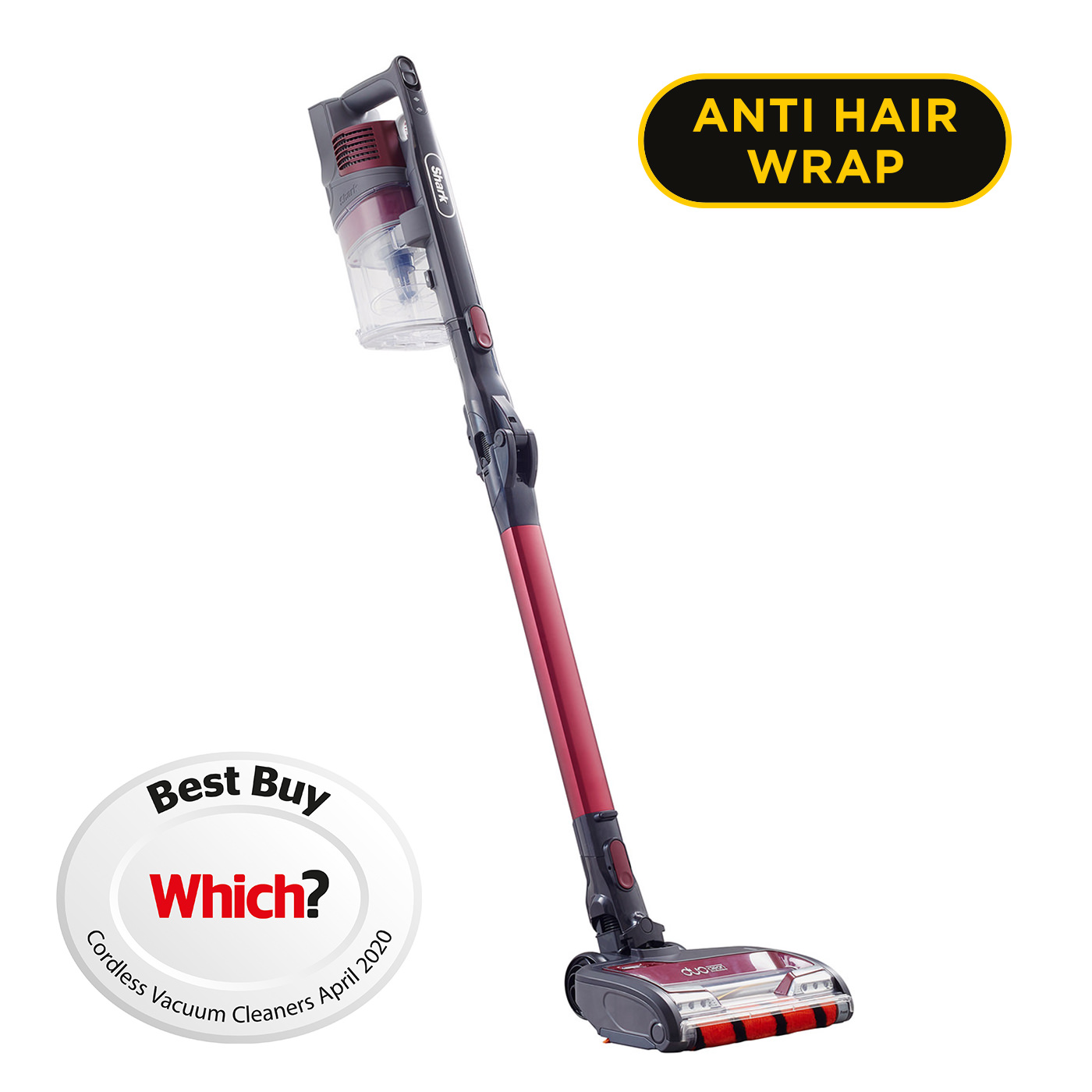 Shark Anti Hair Wrap Cordless Stick Vacuum Cleaner with Flexology and