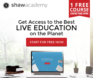 ShawAcademy Limited Time Offer One FREE Course