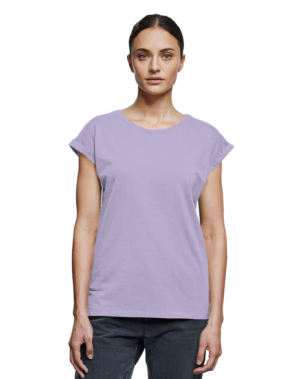 Womens Extended Shoulder T-Shirt