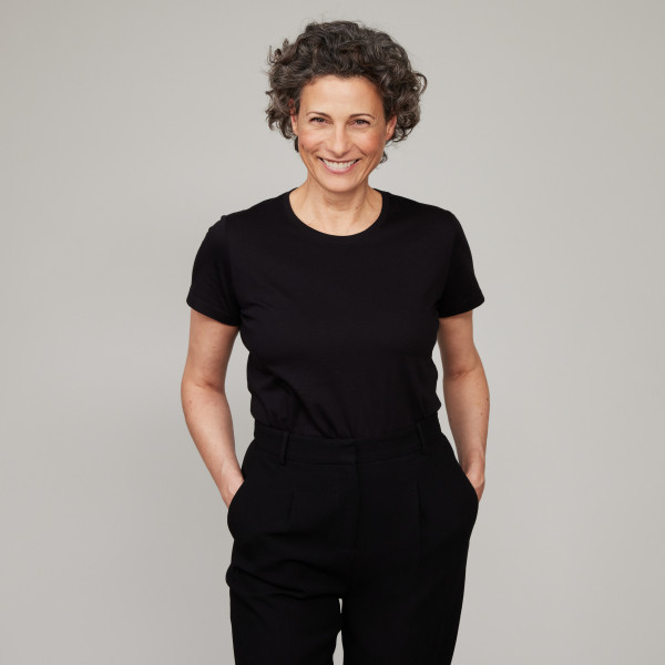 Damen Basic T-Shirt Kurzarm schwarz Damen Basic T-Shirt Kurzarm schwarz
