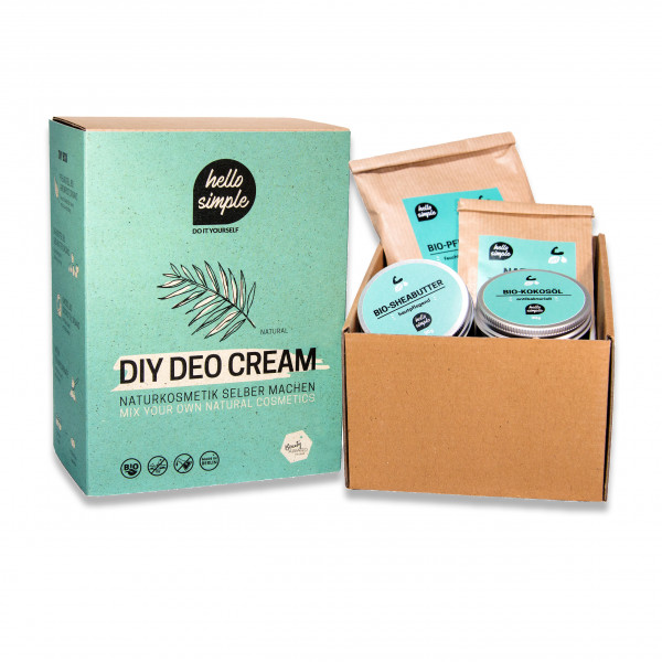 Veganes Bio-Deo zum Selbermachen duftfrei (2 Stück) Veganes Bio-Deo zum Selbermachen duftfrei (2 Stück)