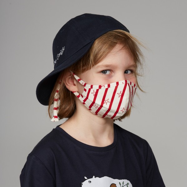 Stoffmaske "Sternchen" chilirot Stoffmaske "Sternchen" chilirot