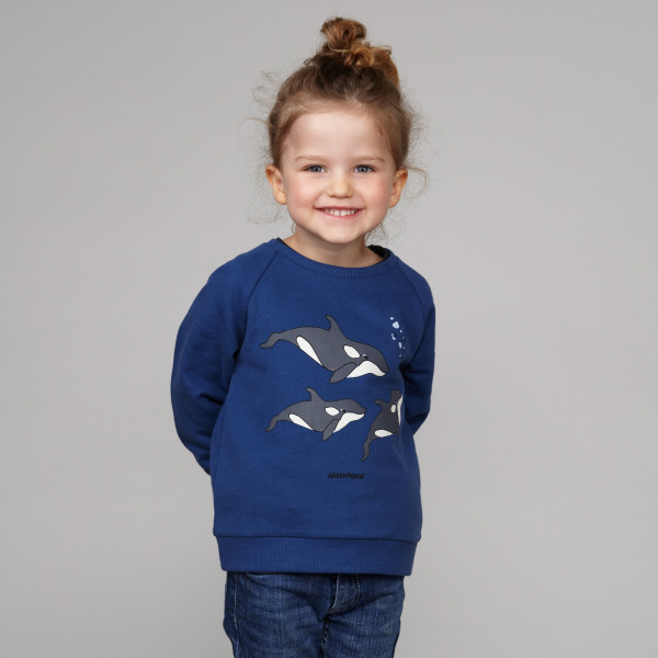 Sweatshirt "Orca" azurblau Sweatshirt "Orca" azurblau
