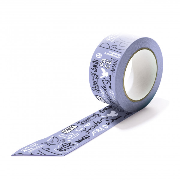 Papierklebeband "Peace" flieder Papierklebeband "Peace" flieder