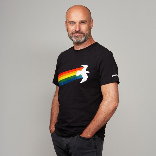 Herren T-Shirt "Rainbow Warrior" schwarz Herren T-Shirt "Rainbow Warrior" schwarz