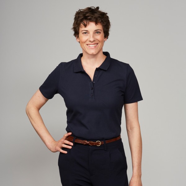 Damen-Polo nachtblau Damen-Polo nachtblau