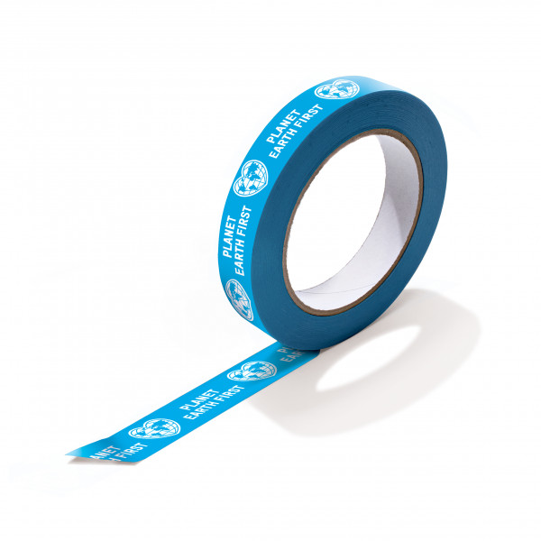 Geschenkklebeband "Planet Earth First" weiße Schrift Geschenkklebeband "Planet Earth First" weiße Schrift