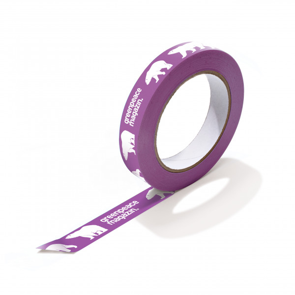 Geschenkklebeband "Eisbär" violett Geschenkklebeband "Eisbär" violett