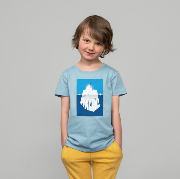 Jubiläums Kids Shirt „Arctic“ himmelblau