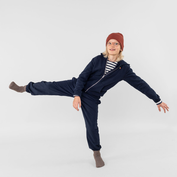 Kids Jogginghose "Regenbogen" nachtblau