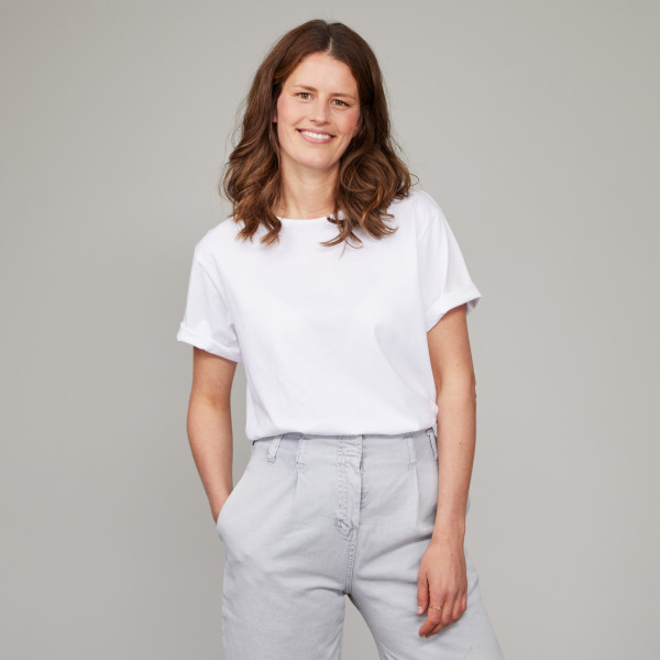 Basic T-Shirt Kurzarm mit GP Logostick weiß Basic T-Shirt Kurzarm mit GP Logostick weiß
