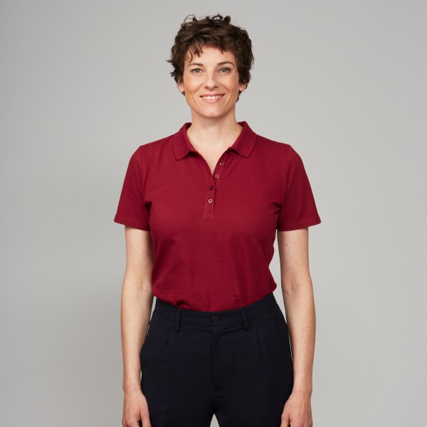 Damen-Polo biking red