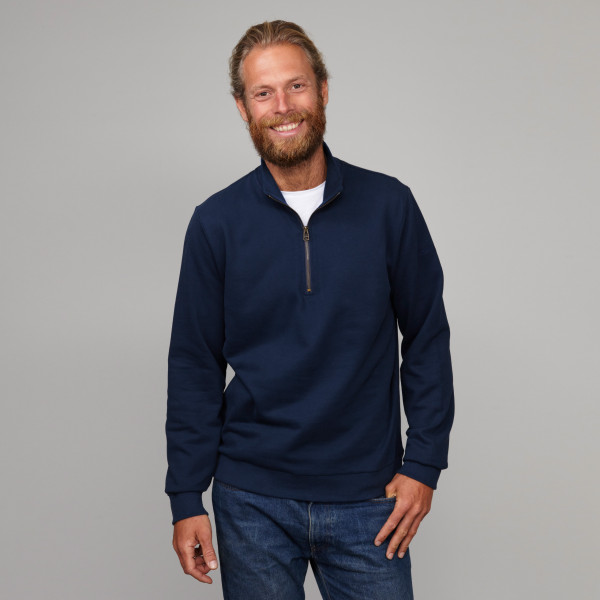 Herren Troyer mit Greenpeace Logostick dunkelblau Herren Troyer mit Greenpeace Logostick dunkelblau
