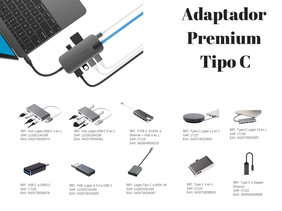 Adaptadores/ Hubs | Silver Sanz