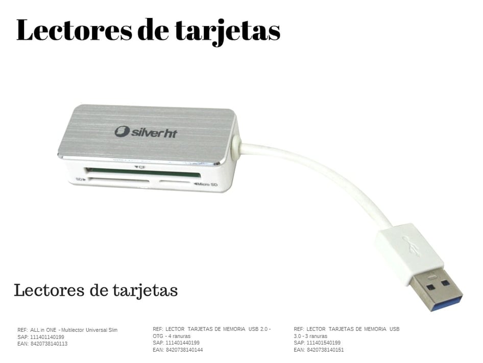 Adaptadores/ Hubs | Silver Sanz