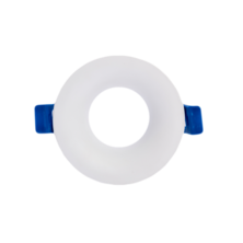 TALUS 6G white aluminum fixed circular ring 85x41 cut 75mm (GU10 not included) | Silver Sanz