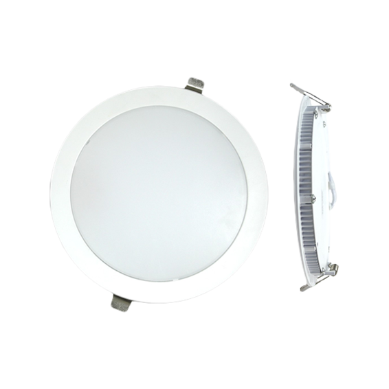 Downlight GORT 6G 12W 840lm 3000K 120º ø172x12mm corte 160mm 25.000h circular empotrable blanco