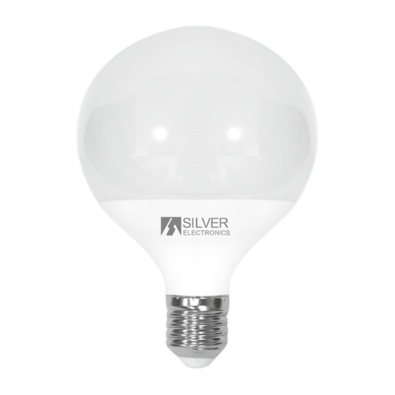 Silver Electronics Globe LED Bulb 12W E27 5000K