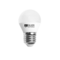 Silver Electronics 6W E27 4000K Round LED Bulb | Silver Sanz