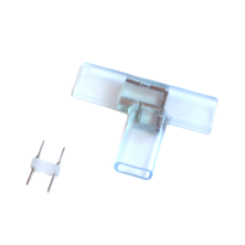 Conector T para tira LED monocolor 230V 14mm IP65 (bolsa de 5 uds) | Silver Sanz