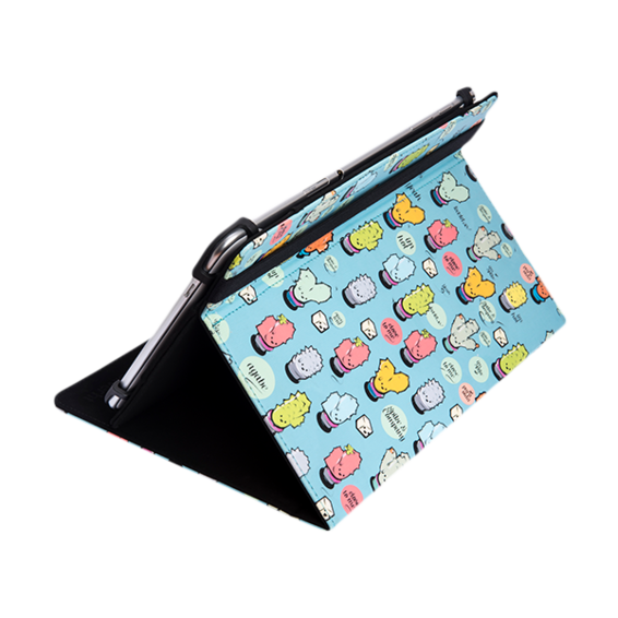 Silver HT  Funda Universal Estampada para Tablets de 9 a 10.4 pulgadas Cactoos
