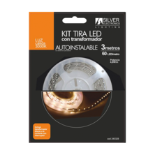 Kit de bandes LED 3m 4.8W / m 3000K | Silver Sanz