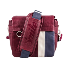 SMILE - Urban Nomad Earth Messenger Bag for photography size S Maroon