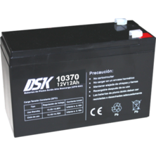 DSK Batería Plomo Alta Descarga (UPS-SAI) 12V 12Ah 