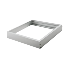 White surface frame LED panel 600x600mm | Silver Sanz