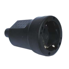 Prise de courant Schuko 4,8 mm + côté TT de Silver Electronics