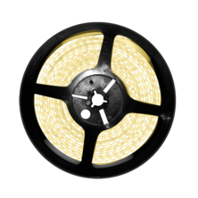 Ruban LED 209lm 4,8W/m Jaune 5m 12V IP65 largeur 10mm coupe 5cm 30 000h | Silver Sanz