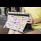 Silver HT Universal Stamped Case for Tablets from 9 to 10.4 inches Cool Ice Pop Metal Red blue dots | Silver Sanz