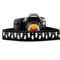 Smile - Camera Strap – Hipster (Hangup) | Silver Sanz