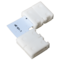 Monocolor L connector 2 pins 12V-24V for 10mm strip (pack5 units) | Silver Sanz
